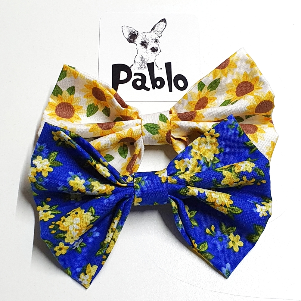 🐶 5 for $15 * Pablo Pet Cotton Bow Ties Set of 2